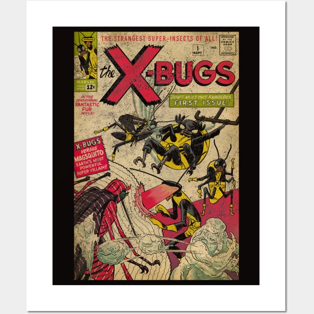 The x-bugs #1 Wall Art by ThirteenthFloor